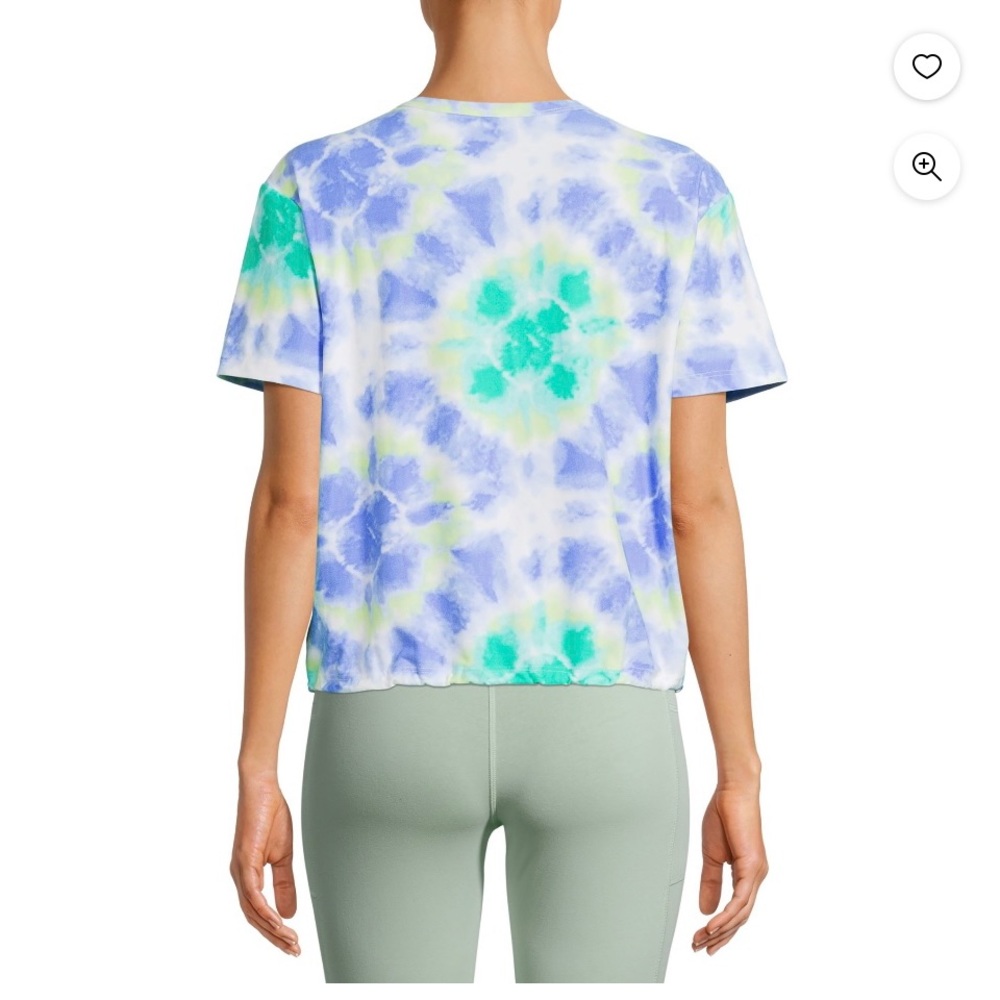 No Boundaries Juniors Crew Neck Toggle Tee - Picture 2 of 5